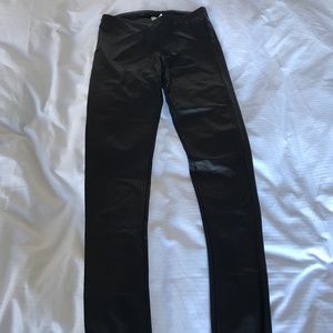 Cherish Pleather Size Medium leggings.